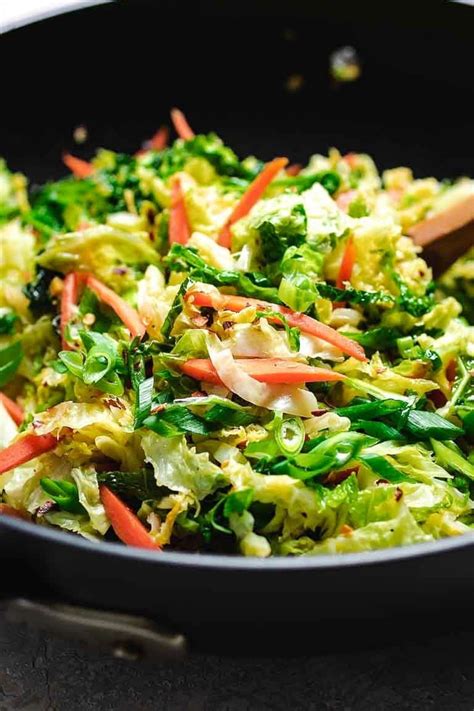 Paleo Chinese Cabbage Stir Fry Whole30 Vegan I Heart Umami