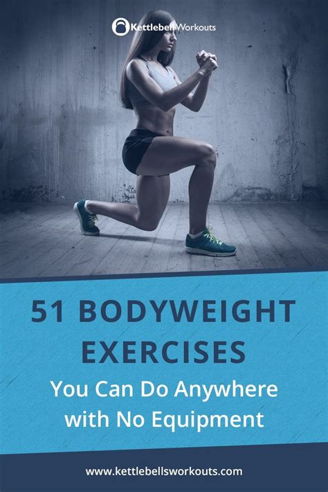 Body Weight Exercises You Can Do Anywhere Without Equipment