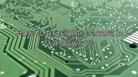 How To Fix Registry Errors In Windows Depot Catalog