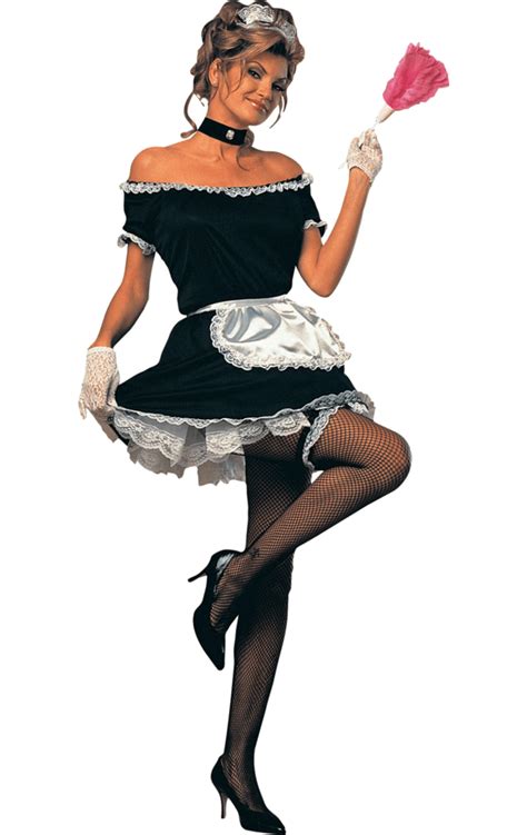 Adult French Maid Costume Uk