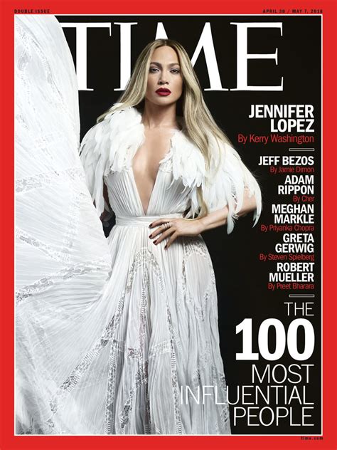 Jennifer Lopez Covers Times 100 Most Influential People Issue That