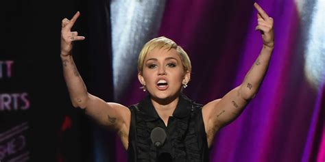 Miley Cyrus Lets Her Armpit Hair Hang Loose Everyone Freaks Out