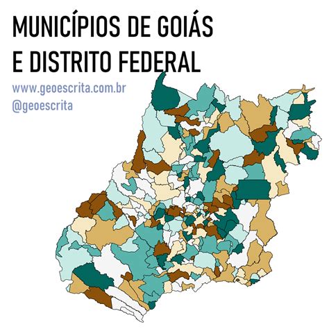 Goiás No Mapa Vektorgrafiken Estado De Goias Vektorbilder Estado De