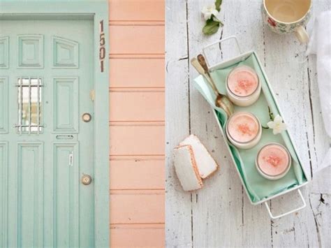 Check out our peach color bedroom selection for the very best in unique or custom, handmade pieces from our digital prints shops. 20 Lovely Peach and Mint Interior Designs