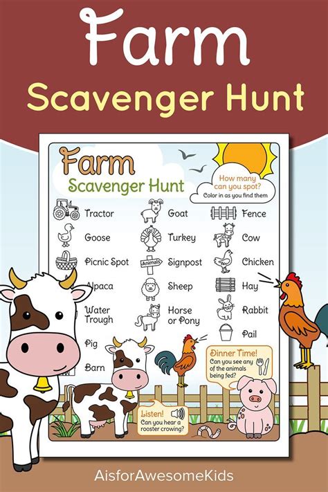 The Farm Scavenger Hunt Is An Easy Way To Learn How To Use It