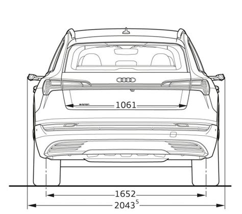 Audi e tron Abmessungen Technische Daten Länge Breite Höhe