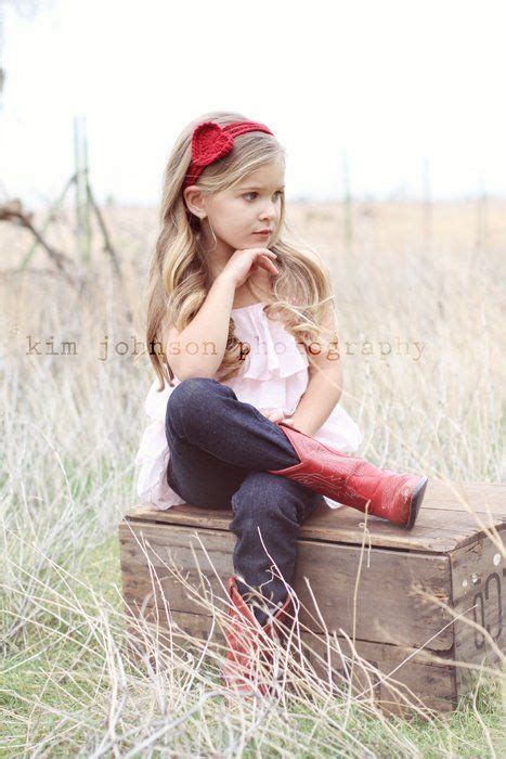 Pin By Beauty Consultant On Red Cowgirl Little Girl Photography