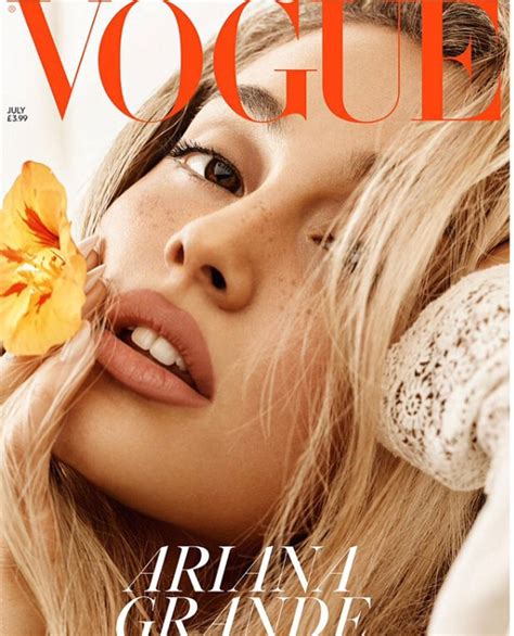Ariana Grande In Vogue Magazine Uk July 2018 Hawtcelebs
