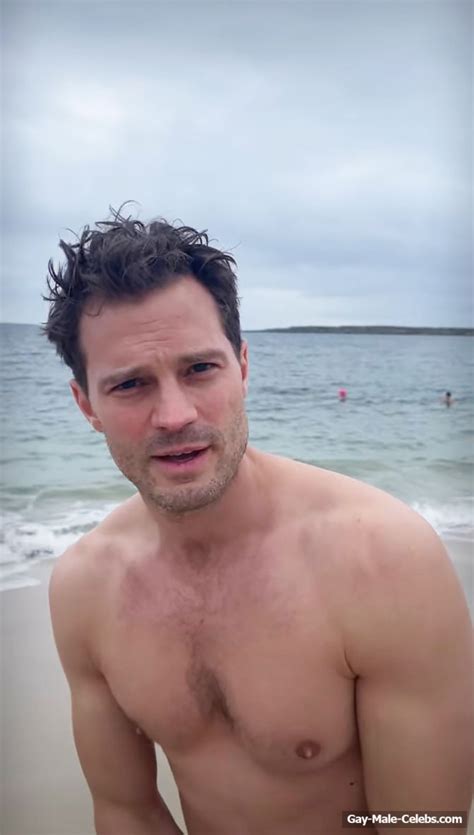 Jamie Dornan Shirtless Underwear Video On A Beach The Men Men