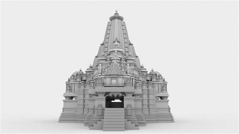 Kandariya Mahadev Temple 3d Model Cgtrader