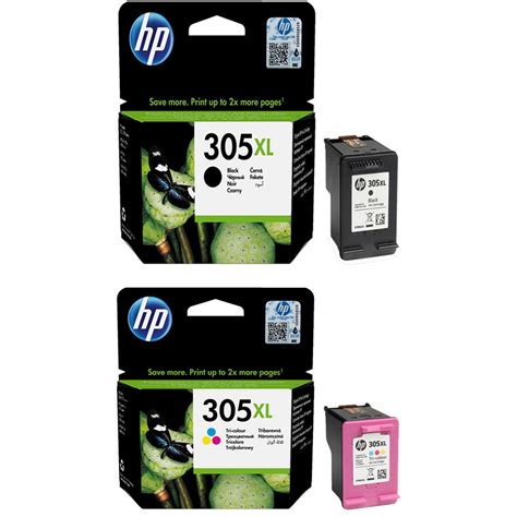 Hp 305xl High Yield Original Black And Tri Colour Ink Cartridge Multipack