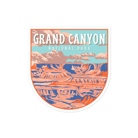 Grand Canyon National Park Sticker Grand Canyon National Park Etsy