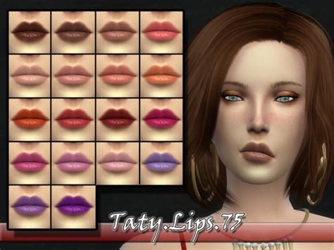 The Sims Resource Lips 75 By Taty Sims 4 Downloads