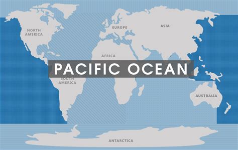 Pacific Ocean Map The 7 Continents Of The World