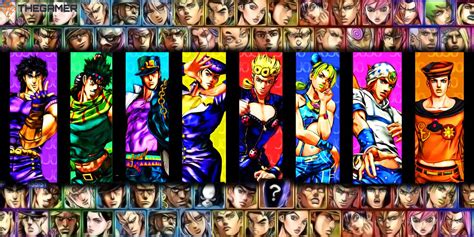 Jojos Bizarre Adventure All Star Battle R Every Character Listed By