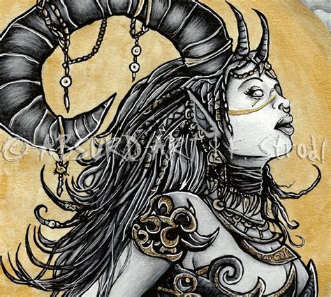 Lilith Night Demon Dark Art Absurd Art Print Etsy