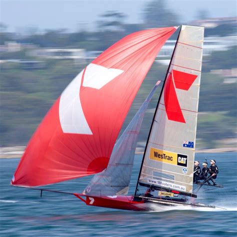 Blasting Downwind In An 18ft Skiff Sailing Dinghy Sailing Sailing Yacht