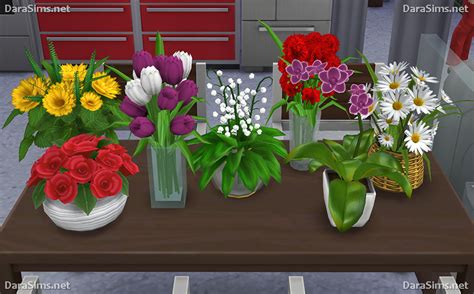 Flower Set For The Sims 4