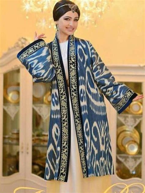 Uzbek Ikat Silk Handmade Uzbek Traditional Clothing Muslim Fashion Ethnic Fashion Boho