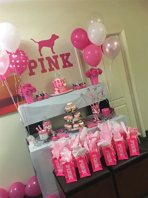 Pin by Kyreanna on Victoria Secret Pink Party | Birthday party for