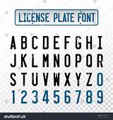 License Plate Template Vector Pictures