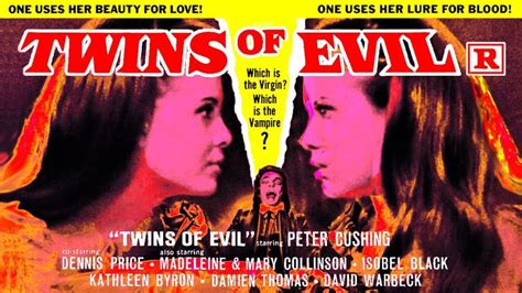 Twins Of Evil 1971 Usa Poster Evil Twins Hammer Horror Films