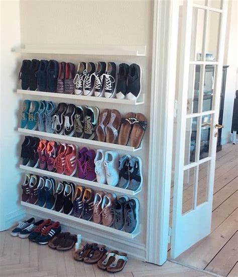 Great for organizing shoes in small spaces and bedrooms or closets! 27 Creative and Efficient Ways to Store Your Shoes ...