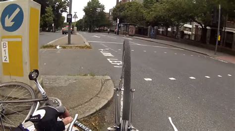 Road Cycling Accident Video Shows London Driver Kn