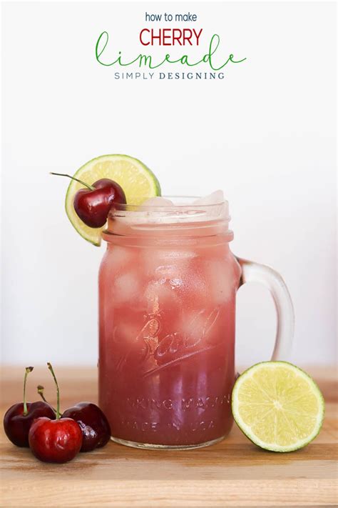 How To Make Best Homemade Cherry Limeade Recipe