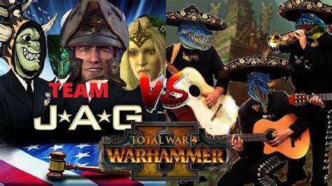 Team Jag Vs Hola Skinks Total War Warhammer Ii 2v2 Tournament