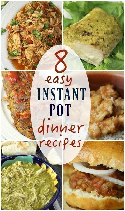 Here you will find over a hundred cheap and easy instant pot recipes that will help you get the dinner on the table in no time! 8 Easy Instant Pot Dinner Recipes | The CentsAble Shoppin