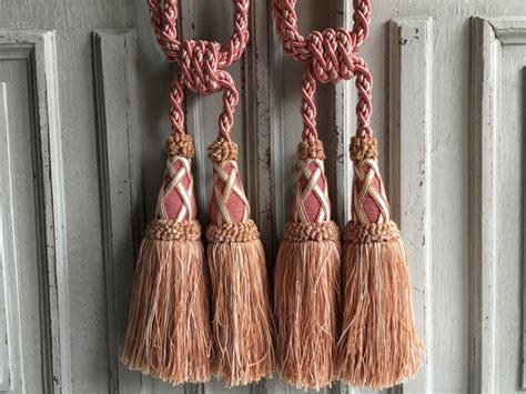 Vintage Curtain Tieback Tassels A Pair Of Pompom French