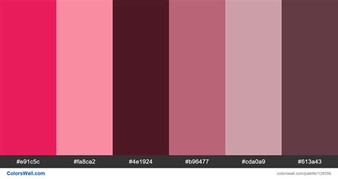 Character Wings Differences Pink Palette ColorsWall