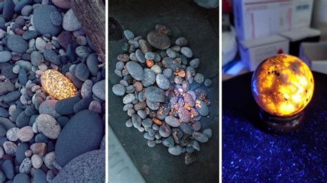 Tour Guides Discovering Beautiful Glowing Mineral Stones Youtube