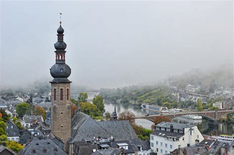 Fog Over Cochem City In The Morning Stock Image Image Of Outdoor