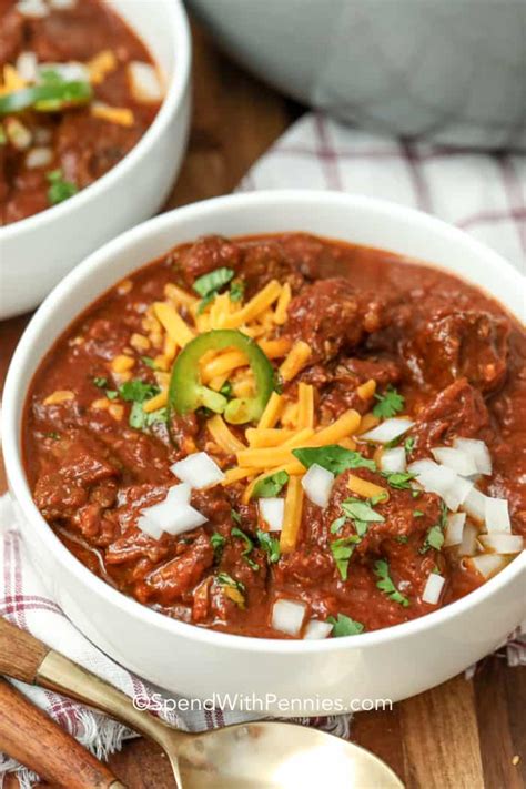 Texas Chili Perfect For A Crowd Spend With Pennies