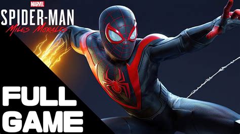 Marvels Spider Man Miles Morales Full Walkthrough Gameplay Ps4 Pro