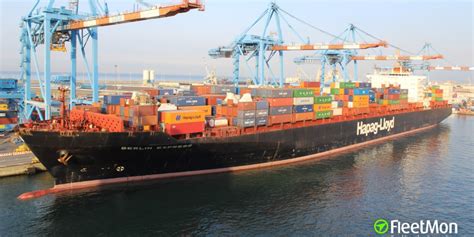 Hapag Lloyds New Dual Fuel Container Vessel Floated By Dsme