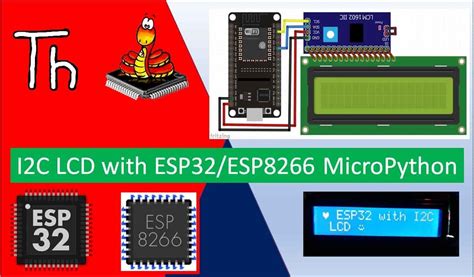 I2c Lcd With Esp32 And Esp8266 Using Micropython In 2022 Iot Internet