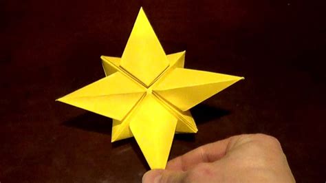 A little goes a long way. North Star - How to make an Origami North star - YouTube
