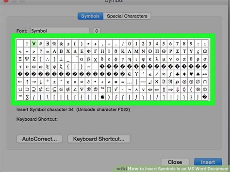 How To Insert Symbols In An Ms Word Document 15 Steps