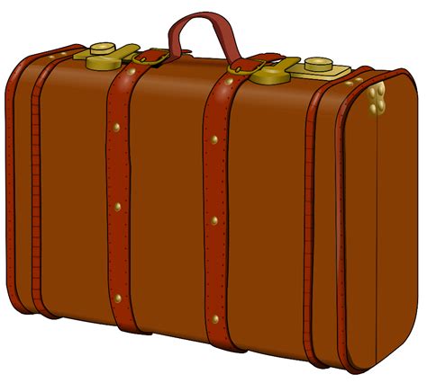 Download High Quality Suitcase Clipart Old Fashioned Transparent Png