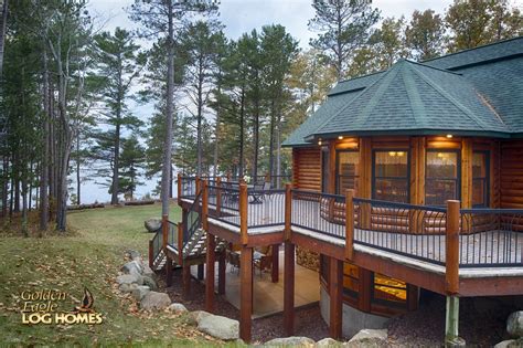 Look at these octagon cabin plans. Exterior - Right - View 2