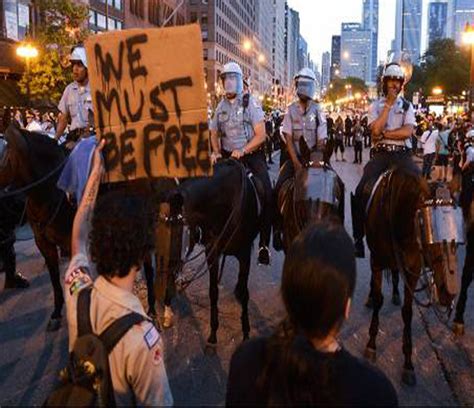 En Fotos Las Protestas De Los Ocupas En Chicago Contra Cumbre De La