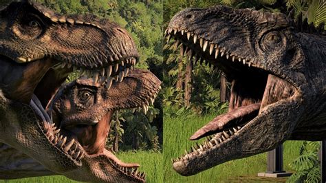 Buck And Doe Vs Dominion Giganotosaurus Jurassic World Evolution 2