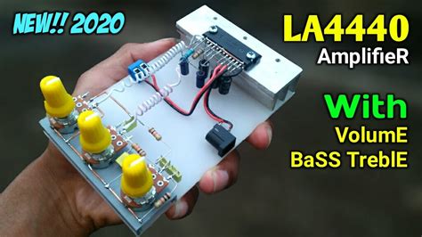 Diy Powerful Ultra Bass Stereo Amplifier Using Ic La With Volume