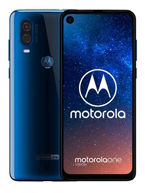 Celular Motorola Moto One Vision 128gb 48mp+5mp Azul Safira - R$ 1.200