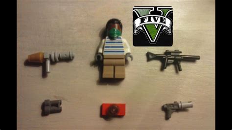 Lego Grand Theft Auto V Custom Début De Franklin Armes Youtube