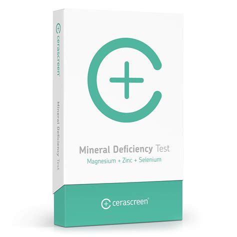 Buy Mineral Deficiency Test Kit By Cerascreen Determine Your Zinc Selenium And Magnesium Levels