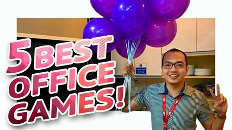 5 Fun Party Games At Work Part 2 🎲 Minute To Win It Style Youtube